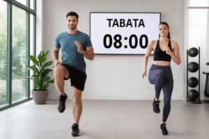 숨을 헐떡일 정도의 강도로 매일 8분만 운동