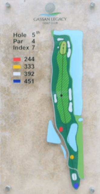 치앙마이 레가시cc 5번 홀