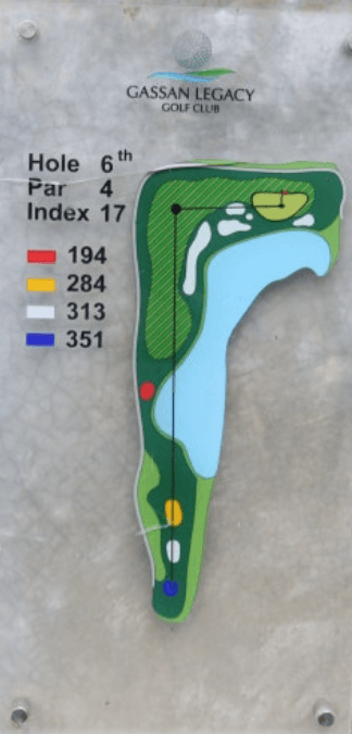 치앙마이 레가시cc 6번 홀