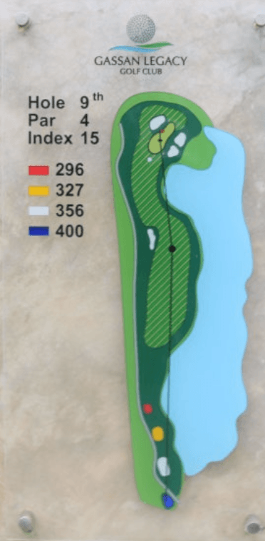 치앙마이 레가시cc 9번 홀