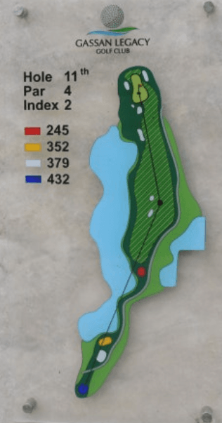 치앙마이 레가시cc 11번 홀