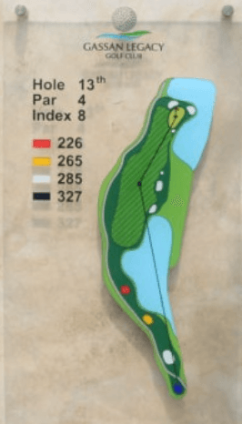 치앙마이 레가시cc 13번 홀