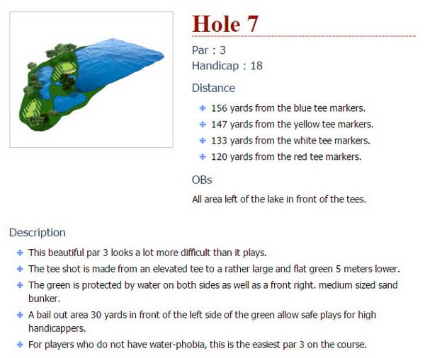 치앙마이 메조CC 7번 홀