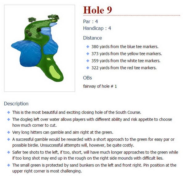 치앙마이 메조CC 9번 홀