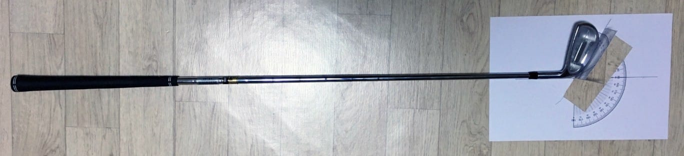 프 아이언 샤프트 길이 측정 방법