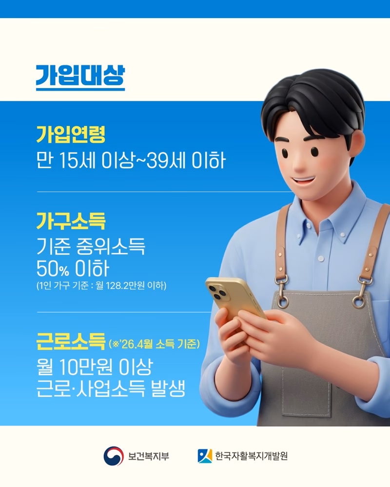 2026년 청년내일저축계좌 가입대상