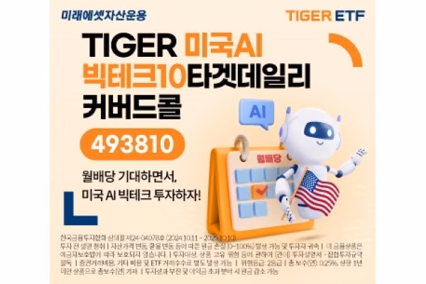 TIGER 미국AI빅테크10타겟데일리커버드콜