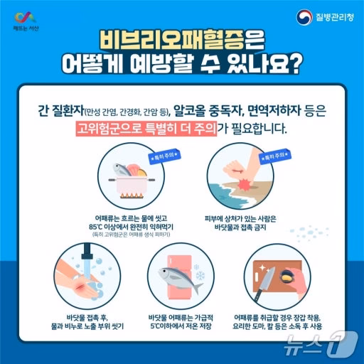 비브리오패혈증은 어떻게 예방할 수 있나요?