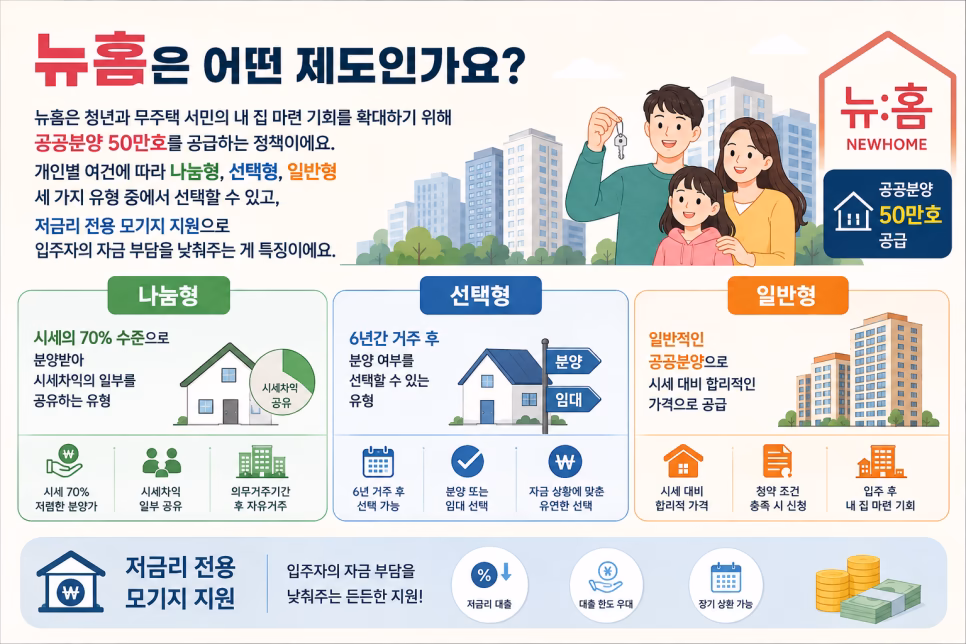 뉴홈은 어떤 제도인가요 [출처:부자박씨]