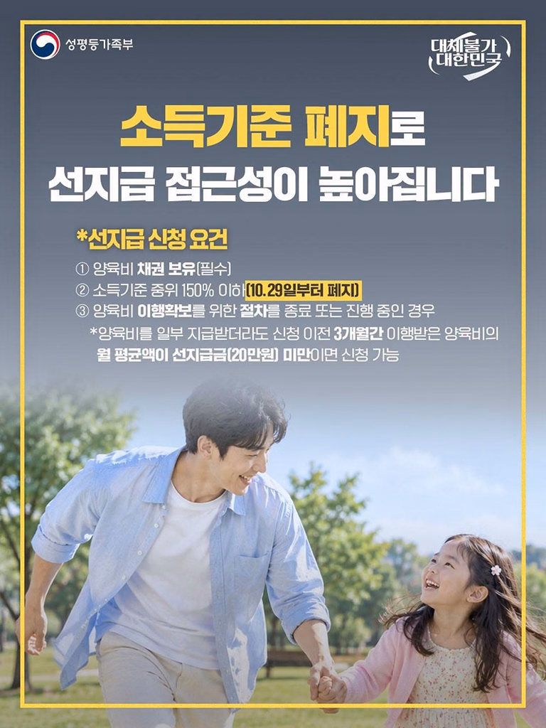2026 양육비 선지급제!